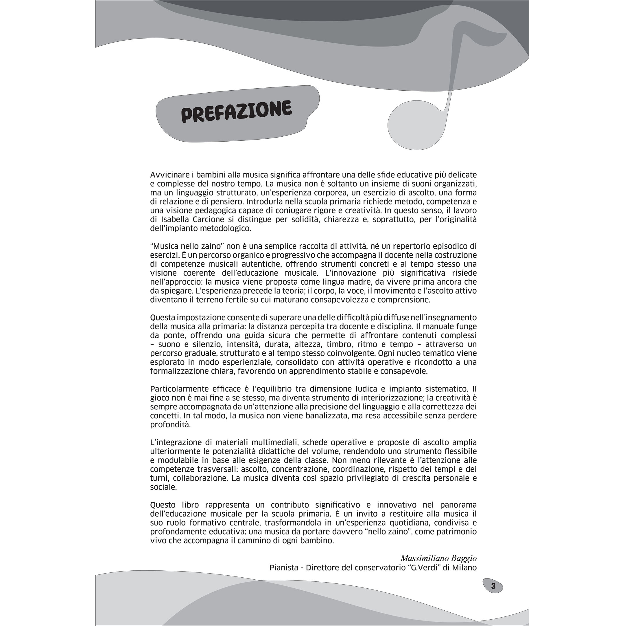 Musica nello Zaino - Isabella Carcione (libro docente fisico + digitale) - immagine 2