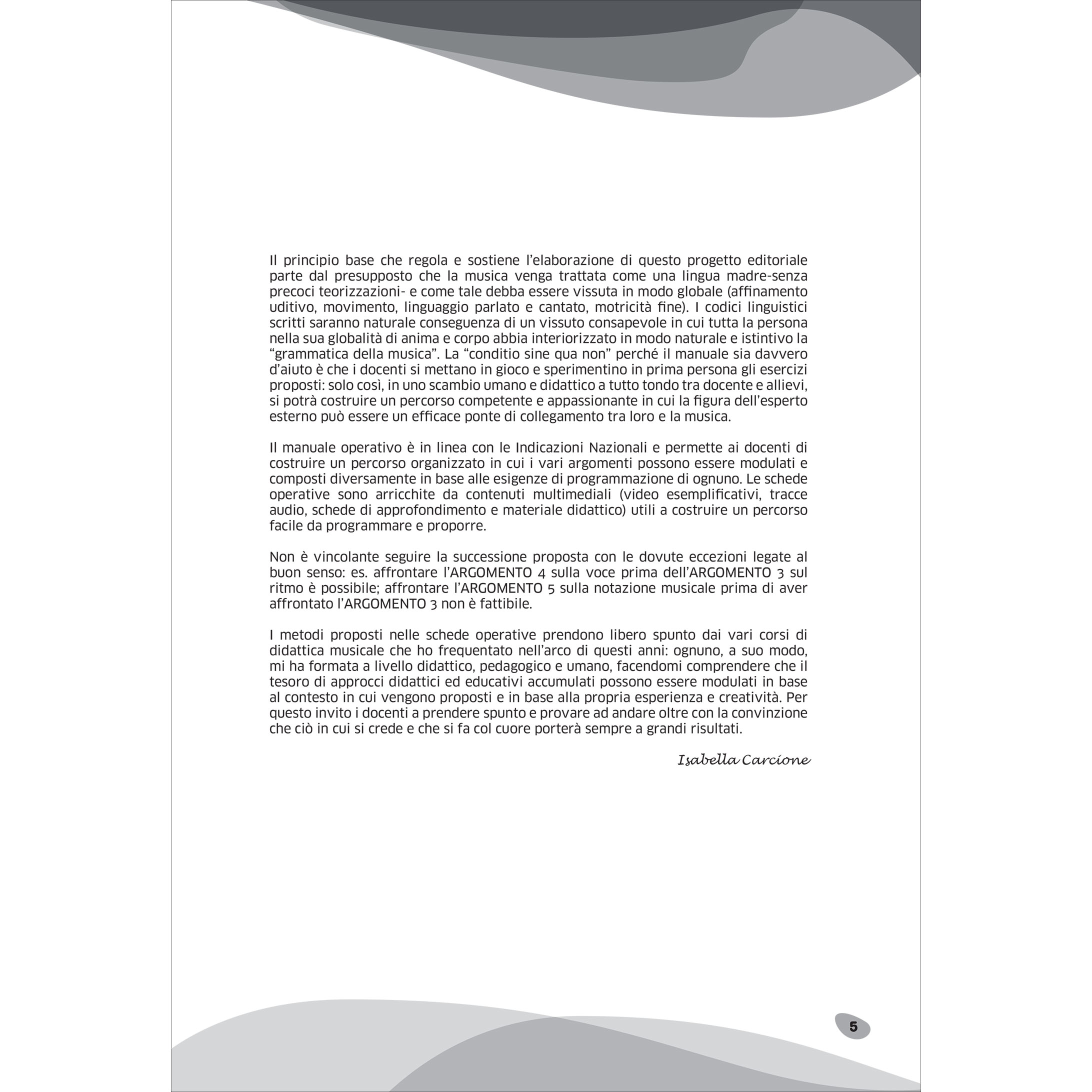 Musica nello Zaino - Isabella Carcione (libro docente fisico + digitale) - immagine 4