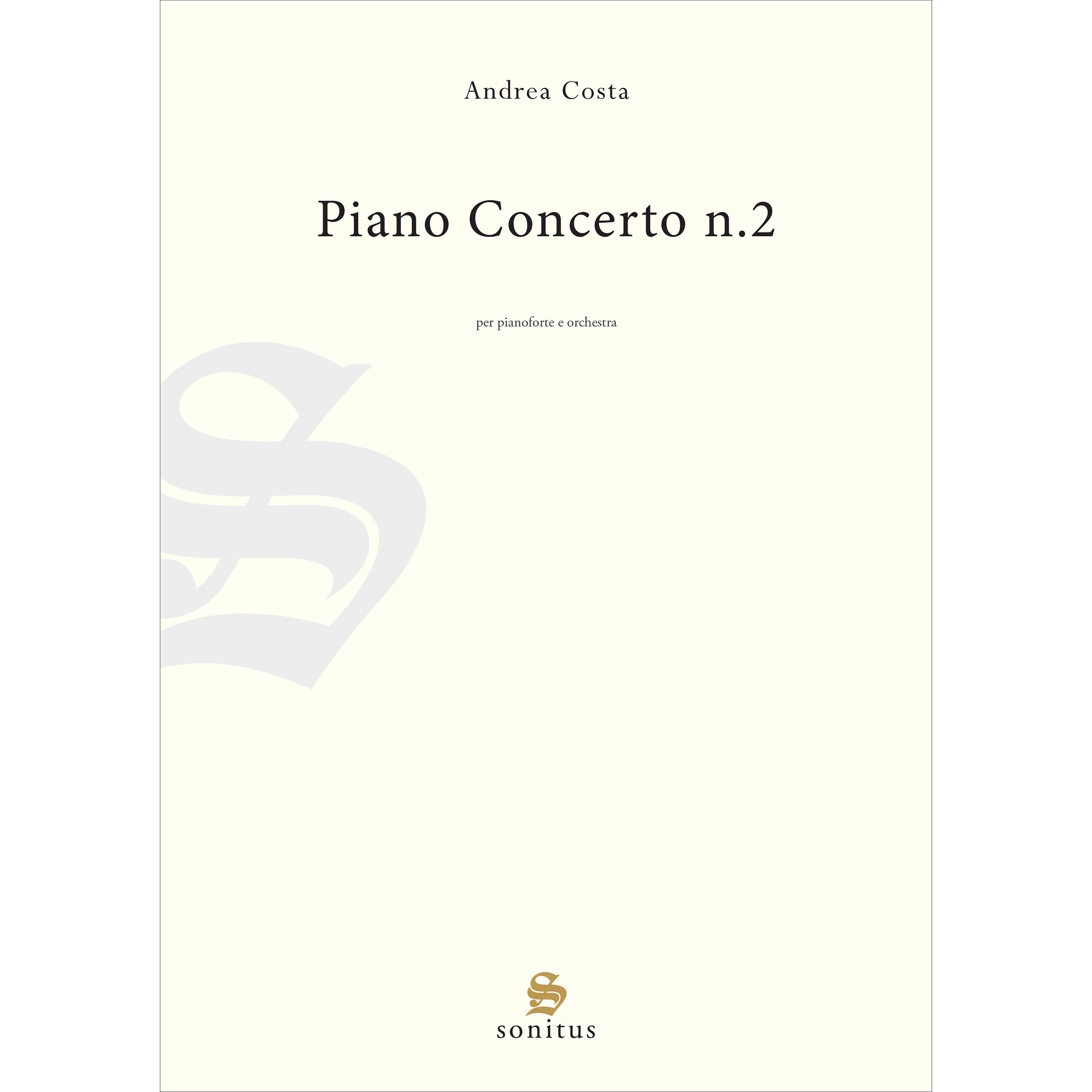 Piano concerto n. 2 - Andrea Costa